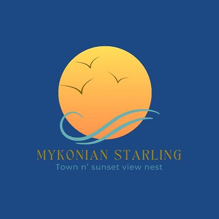 Mykonian Starling - Town N' Sunset View Apartment Mykonos Town エクステリア 写真