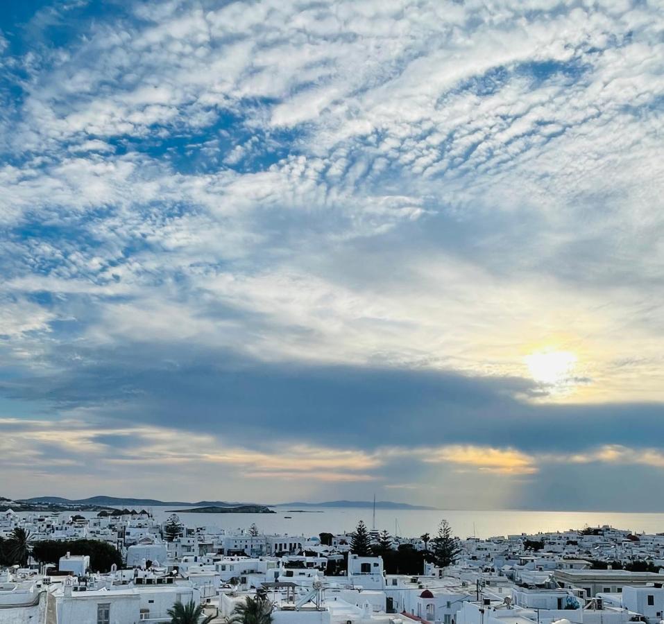 Mykonian Starling - Town N' Sunset View Apartment Mykonos Town エクステリア 写真