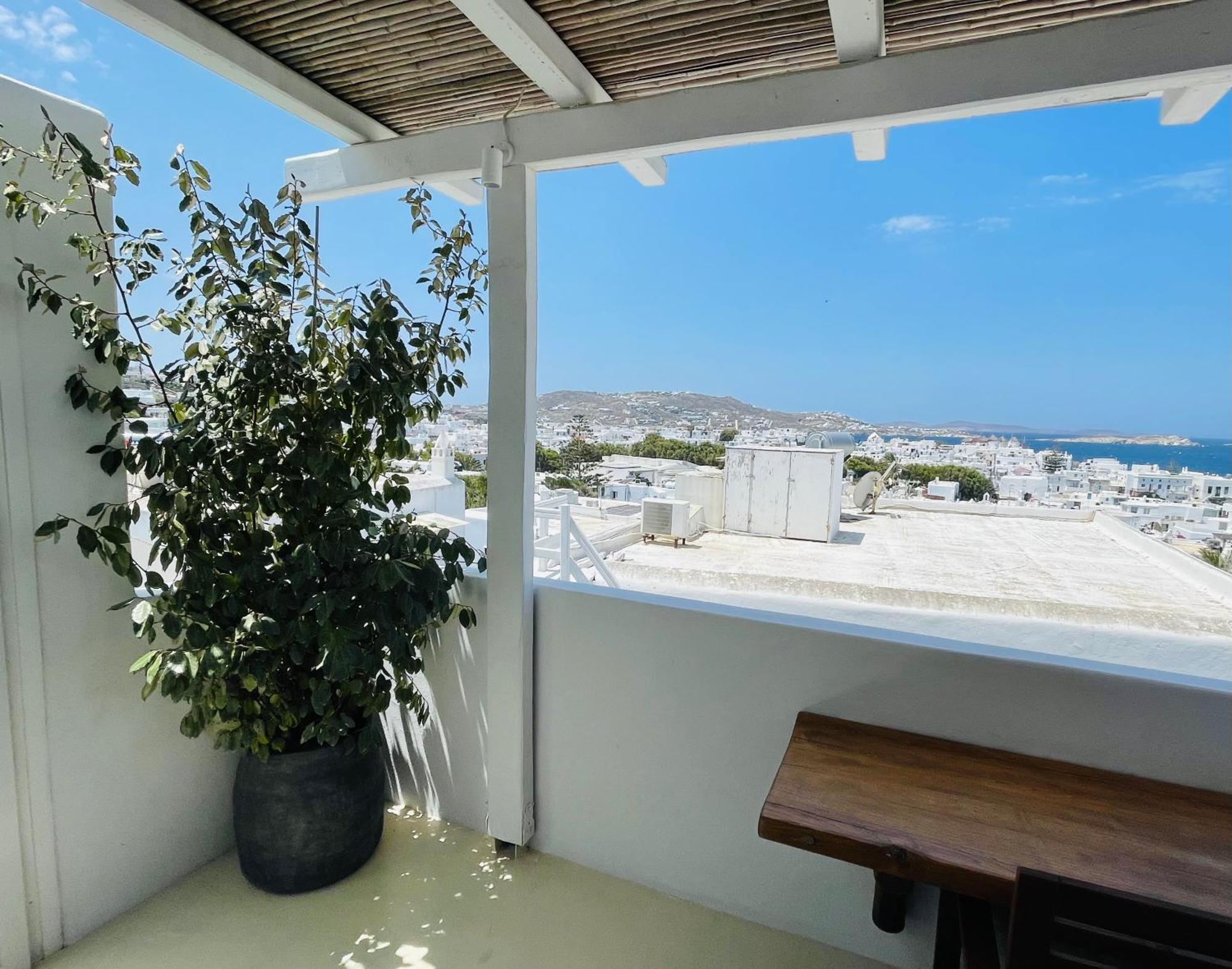 Mykonian Starling - Town N' Sunset View Apartment Mykonos Town エクステリア 写真