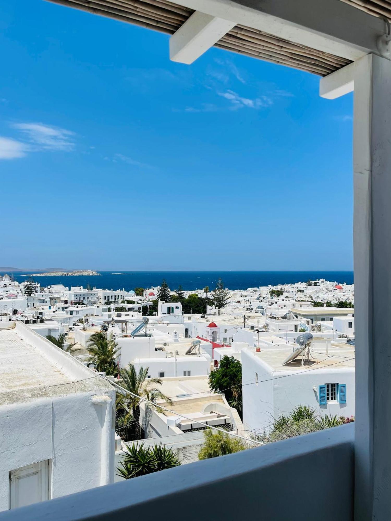 Mykonian Starling - Town N' Sunset View Apartment Mykonos Town エクステリア 写真
