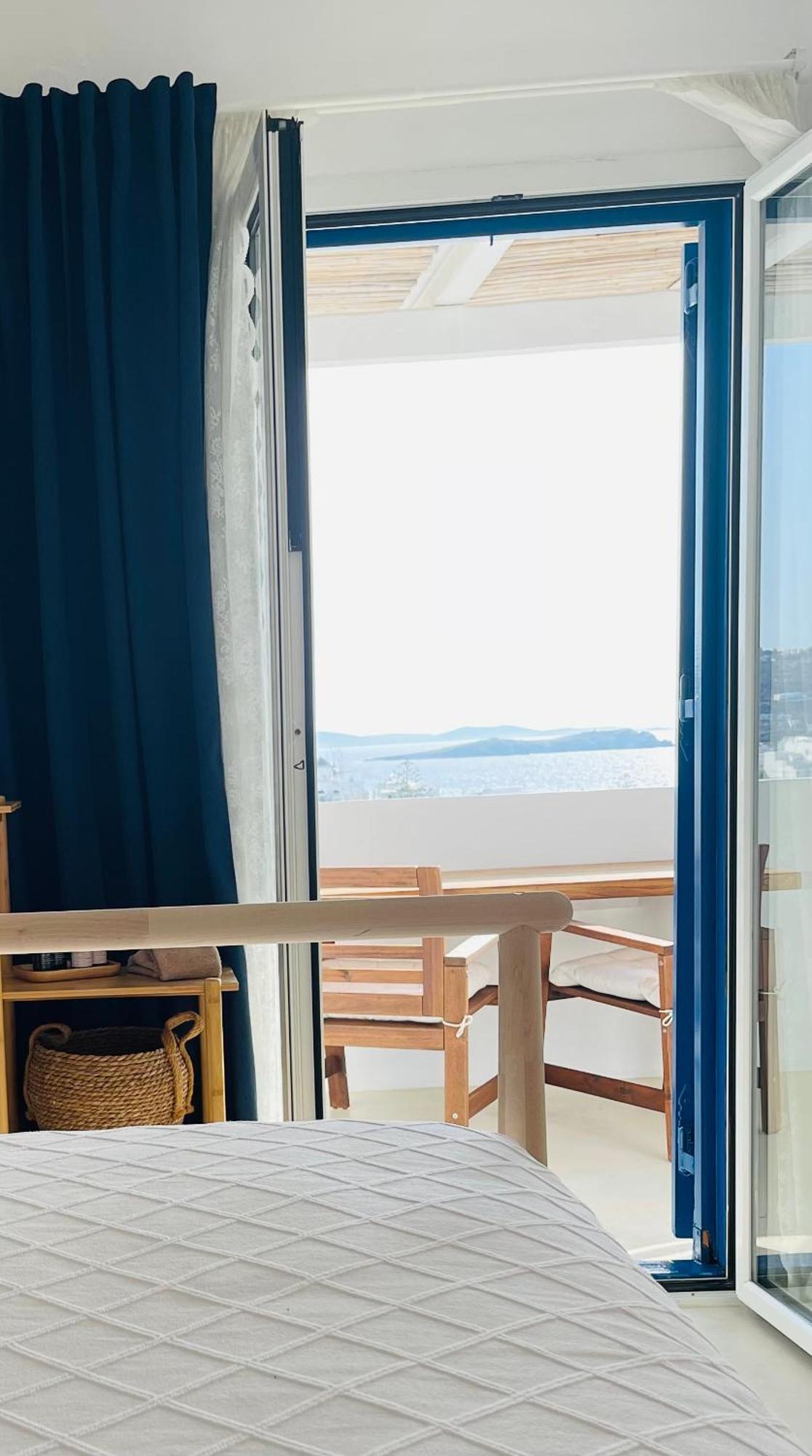 Mykonian Starling - Town N' Sunset View Apartment Mykonos Town エクステリア 写真